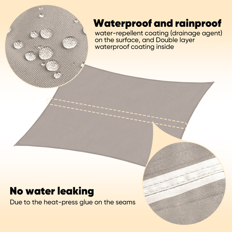 Dakota Fields Auri 4m x 5m Rectangular Shade Sail Wayfair.co.uk